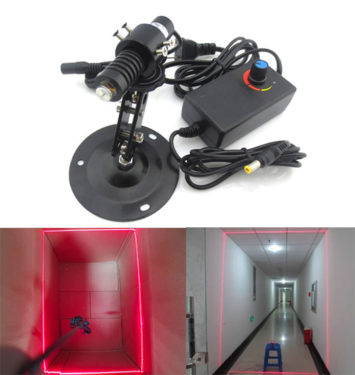 650nm 100mW 360° Multi-directional Red Laser Module Adjustable Line Laser φ16*70mm
